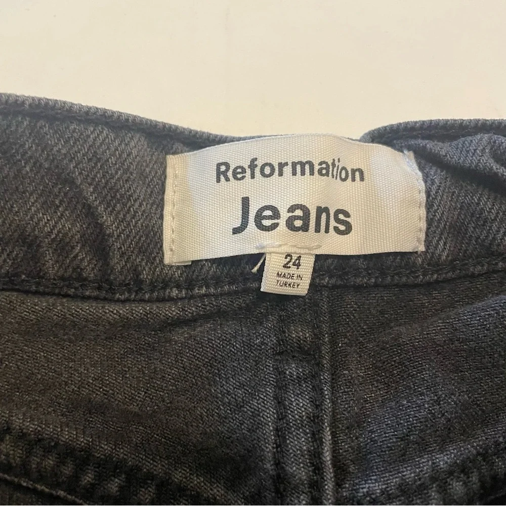 Cynthia Shadow Checker High Rise StraightJeans . Size 24 (US 0/00). Repaired.